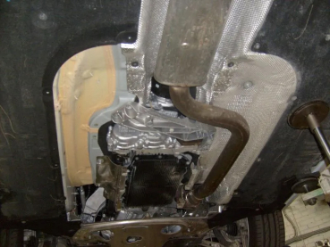 Unterfahrschutz BMW 5er, Typ F07/F10/F11/F18, Motor 4 Zylinder Modelle AT xDrive ab Baujahr 09.2008 -