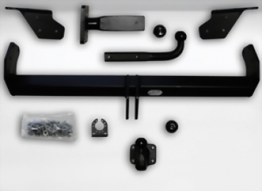 Anhängelasterhöhung Nissan Navara (mit Chromstoßstange), Typ D40 ab Baujahr 10.2004 auf bis zu 3.500 kg (Flansch)