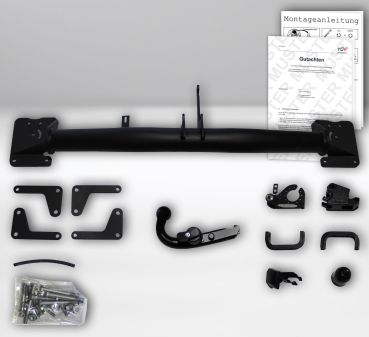 Anhängelasterhöhung Mitsubishi Outlander II, Typ CW ab Baujahr 11.2006 auf bis zu 2.500 kg