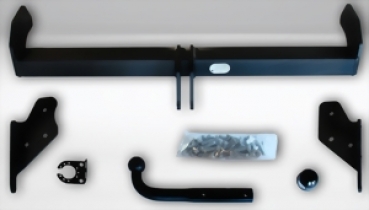 Anhängelasterhöhung Nissan Navara (mit Chromstoßstange), Typ D40 ab Baujahr 10.2004 auf bis zu 3.500 kg (Starr)