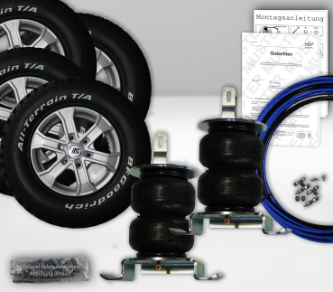 Auflastung VW Amarok, Typ T1 ab Baujahr 09.2022 auf 3.500 kg Gesamtgewicht