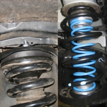 Höherlegung VW Transporter, Typ T4, Baujahr 07.90..04.03