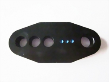 Universalmontageplatte kurz blau