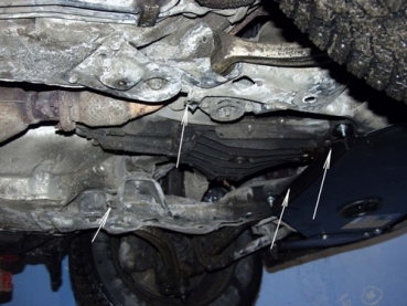 Unterfahrschutz Audi A4, Typ 8D2/B5, Motor alle ab Baujahr 11.1994 - 09.2001