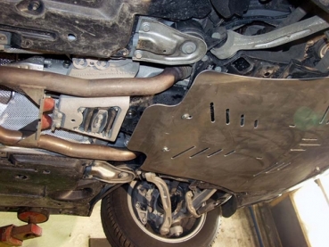 Unterfahrschutz Audi A6 (Montage über Serienabdeckung), Typ 4G/C7, Motor 2.0 ab Baujahr 11.2010 - 09.2018