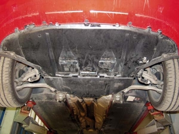 Unterfahrschutz Audi A4 Quattro/S-Line (Montage über OE Abdeckung), Typ 8E/B7, Motor 2.0 TDI/2.0 TFSI ab Baujahr 11.2004 - 06.2008