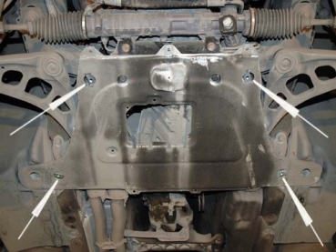 Unterfahrschutz BMW 3er, Typ E46, Motor 2.1/2.5 ab Baujahr 09.2000 - 12.2007