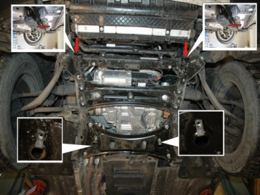 Unterfahrschutz BMW X3, Typ F25, Motor alle ab Baujahr 09.2010 -