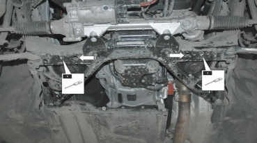 Unterfahrschutz BMW 1er, Typ F20/F21, Motor 1.6 ab Baujahr 11.2010 -