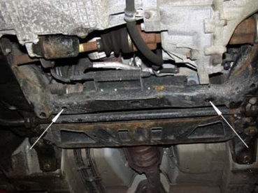 Unterfahrschutz Chrysler PT Cruiser, Typ PT, Motor 1.6/2.0/2.2 CRD/2.4 ab Baujahr 06.2000 - 2005