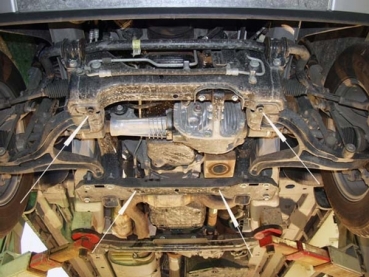 Unterfahrschutz Jeep Commander, Typ XK, Motor alle ab Baujahr 09.2005 - 12.2010