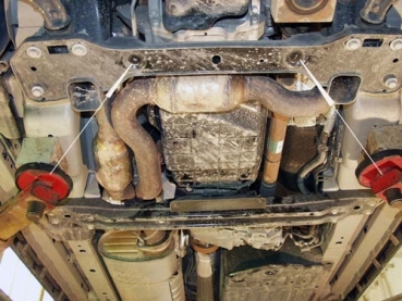 Unterfahrschutz Jeep Commander, Typ XK, Motor alle ab Baujahr 09.2005 - 12.2010