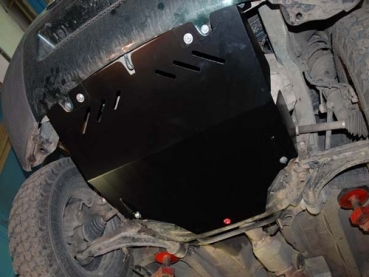 Unterfahrschutz Land Rover Freelander (nur für Fahrzeuge mit mittig vertikalem Abschlepphaken am Rahmenquerträger), Typ LN, Motor 1.8/2.5 ab Baujahr 02.1998 - 2001