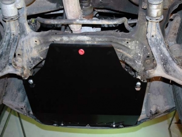 Unterfahrschutz Land Rover Freelander (nur für Fahrzeuge mit mittig vertikalem Abschlepphaken am Rahmenquerträger), Typ LN, Motor 1.8/2.5 ab Baujahr 02.1998 - 2001