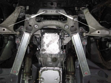 Unterfahrschutz Cadillac CTS, Typ GMX322, Motor 2.8/3.6 ab Baujahr 01.2008 -