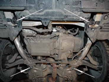 Unterfahrschutz Citroen C5 III, Typ RD/TD, Motor 1.8/2.0 ab Baujahr 02.2008 - 07.2010