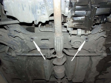 Unterfahrschutz Fiat Doblo, Typ 119/223, Motor 1.3D/1.4/1.9D ab Baujahr 03.2001 -