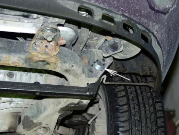 Unterfahrschutz Ford Contour (Bohren zur Montage), Typ , Motor 2.0 ab Baujahr 1994 - 2000