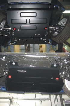 Unterfahrschutz Ford EcoSport, Typ JK8, Motor 1.5 MT/AT 4x4/2.0 MT/AT 4x4, Baujahr 09.2017 -