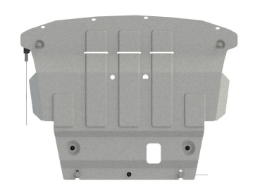 Unterfahrschutz Ford Fiesta VII, Typ JHH, Motor 1.0 MT FWD, Baujahr 05.2017 -