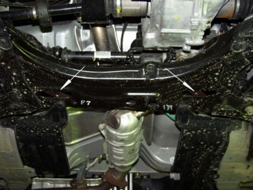 Unterfahrschutz Honda Jazz II, Typ GD, Motor 1.2/1.4/1.6 ab Baujahr 03.2002 - 12.2008