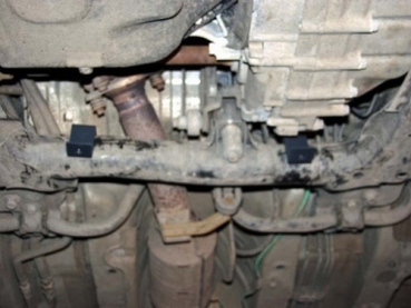 Unterfahrschutz Honda Stream, Typ RN, Motor 1.7/1.7 16V (4WD) / 2.0/2.0 16V (4WD) ab Baujahr 05.2001 -