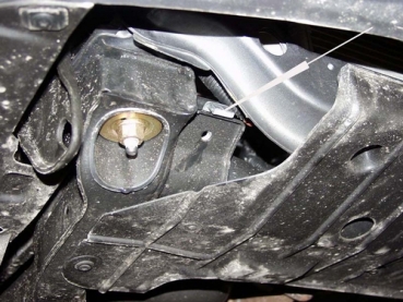 Unterfahrschutz Hyundai Accent II, Typ LC, Motor alle ab Baujahr 2003 - 05.2006