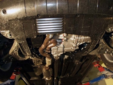 Unterfahrschutz Hyundai Tucson, Typ JM, Motor alle ab Baujahr 08.2004 - 03.2010