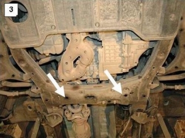 Unterfahrschutz Hyundai Santa Fé II, Typ CM, Motor alle ab Baujahr 03.2006 - 08.2012