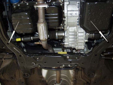 Unterfahrschutz Hyundai Accent III, Typ MC/MCT, Motor alle ab Baujahr 11.2005 - 11.2010