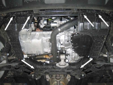 Unterfahrschutz KIA Soul, Typ AM, Motor 1.6/1.6 Diz ab Baujahr 02.2009 -