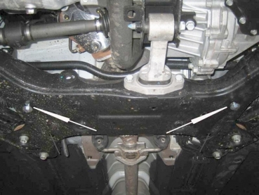 Unterfahrschutz KIA Soul, Typ AM, Motor 1.6/1.6 Diz ab Baujahr 02.2009 -