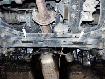 Unterfahrschutz Mazda 626 V, Typ GF, Motor 2.5D/2.5 V6 ab Baujahr 05.1997 - 10.2002