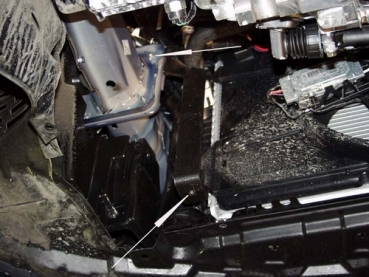 Unterfahrschutz Mazda 3, Typ BK, Motor 1.4/1.6 ab Baujahr 10.2003 - 12.2009