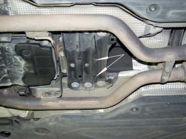 Unterfahrschutz Mercedes Benz S-Klasse, Typ 220, Motor 3.2 ab Baujahr 10.1998 - 08.2005