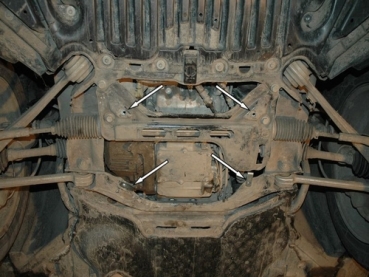 Unterfahrschutz Mercedes Benz GLK, Typ 204X, Motor alle ab Baujahr 06.2008 - 2012