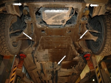 Unterfahrschutz Mercedes Benz Viano, Typ 639, Motor 2.2 CDI 4-matic ab Baujahr 07.2010 - 2014