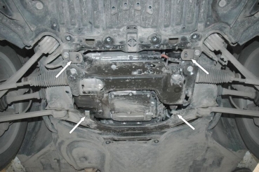 Unterfahrschutz Mercedes Benz GLK, Typ 204X, Motor alle ab Baujahr 07.2012 -