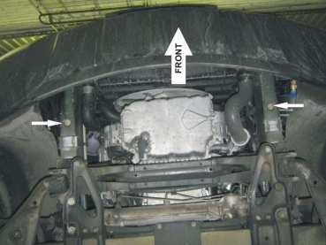 Unterfahrschutz Mercedes Benz Sprinter, Typ 906, Motor 2.2 TD/3.0 V6 (für 4x4 Modelle) ab Baujahr 06.2006 -