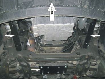 Unterfahrschutz Mercedes Benz Sprinter, Typ 906, Motor 2.2 TD/3.0 V6 (für 4x4 Modelle) ab Baujahr 06.2006 -