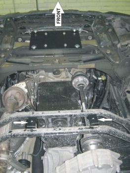 Unterfahrschutz Mercedes Benz Sprinter, Typ 906, Motor 2.2 TD/3.0 V6 (für 4x4 Modelle) ab Baujahr 06.2006 -