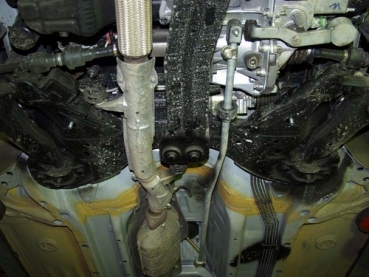 Unterfahrschutz Mitsubishi Space Star, Typ DG, Motor 1.3/1.6 ab Baujahr 06.1998 - 12.2004