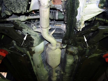 Unterfahrschutz Mitsubishi Carisma GDI, Typ DA, Motor 1.6/1.8 GDI/1.9D ab Baujahr 07.1995 - 06.2006