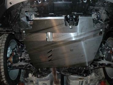 Unterfahrschutz Mitsubishi Outlander I, Typ CU, Motor 2.0/2.0 (4WD)/2.0T (04.2004 -)/2.4 (4WD) ab Baujahr 05.2003 - 10.2006