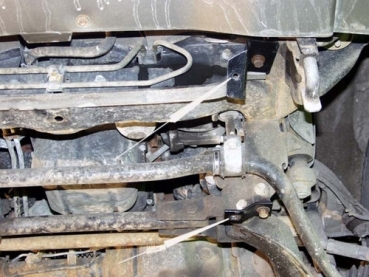 Unterfahrschutz Mitsubishi Pajero Sport I, Typ K90, Motor 2.5 TD/3.0 ab Baujahr 07.1996 -