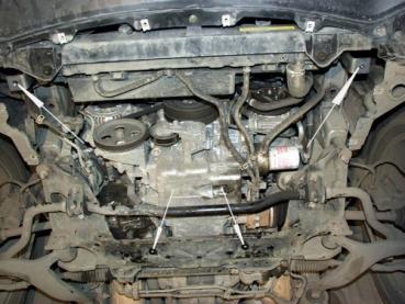 Unterfahrschutz Infiniti FX45, Motor 4.5 ab Baujahr 01.2003 - 12.2008