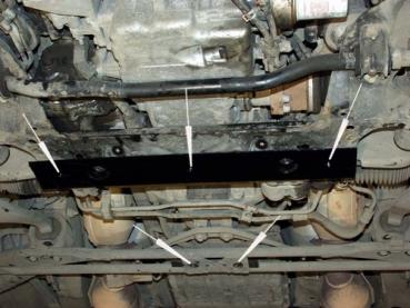 Unterfahrschutz Infiniti FX45, Motor 4.5 ab Baujahr 01.2003 - 12.2008