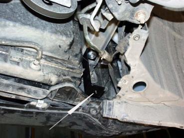 Unterfahrschutz Infiniti FX45, Motor 4.5 ab Baujahr 01.2003 - 12.2008