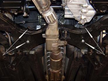 Unterfahrschutz Nissan Teana, Typ J31, Motor 2.0/3.5 ab Baujahr 2003 - 2008