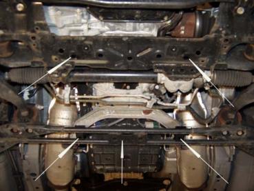 Unterfahrschutz Infiniti FX35, Typ , Motor 3.5 ab Baujahr 2006 -